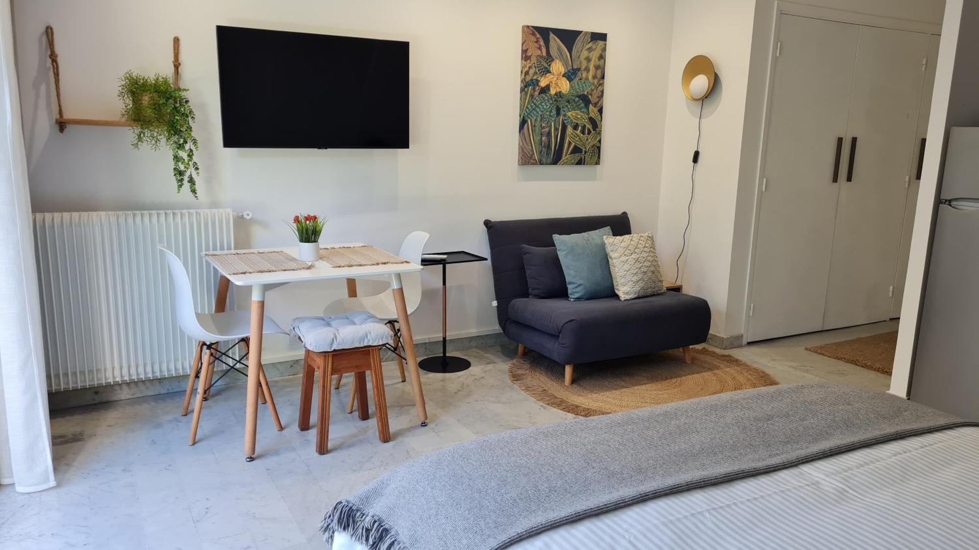 Studio Sun-Beach Avec Parking Et Jardin - 500M Des Plages De Juan Les Pins Antibes Buitenkant foto